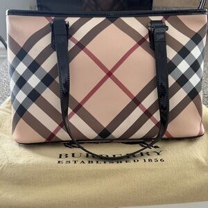 Burberry Supernova and Black Checkered Tote